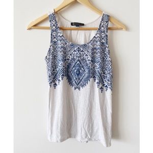 5/$25 Outback Red | White with Blue Design Tank